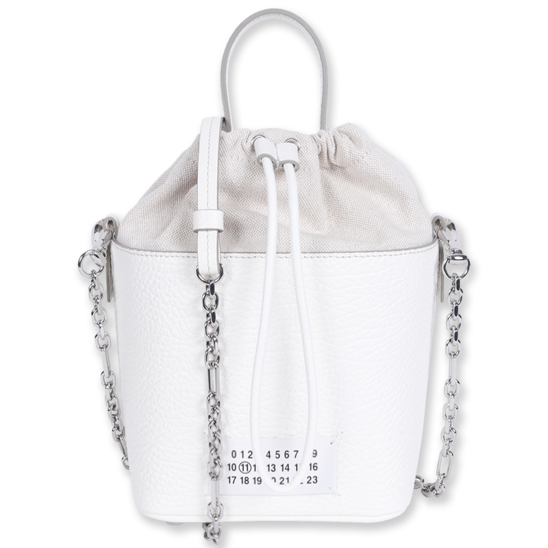 메종마르지엘라 22Fw 여성 5Ac 버킷백 스몰 화이트 S61Wg0035 P4348 H0157]