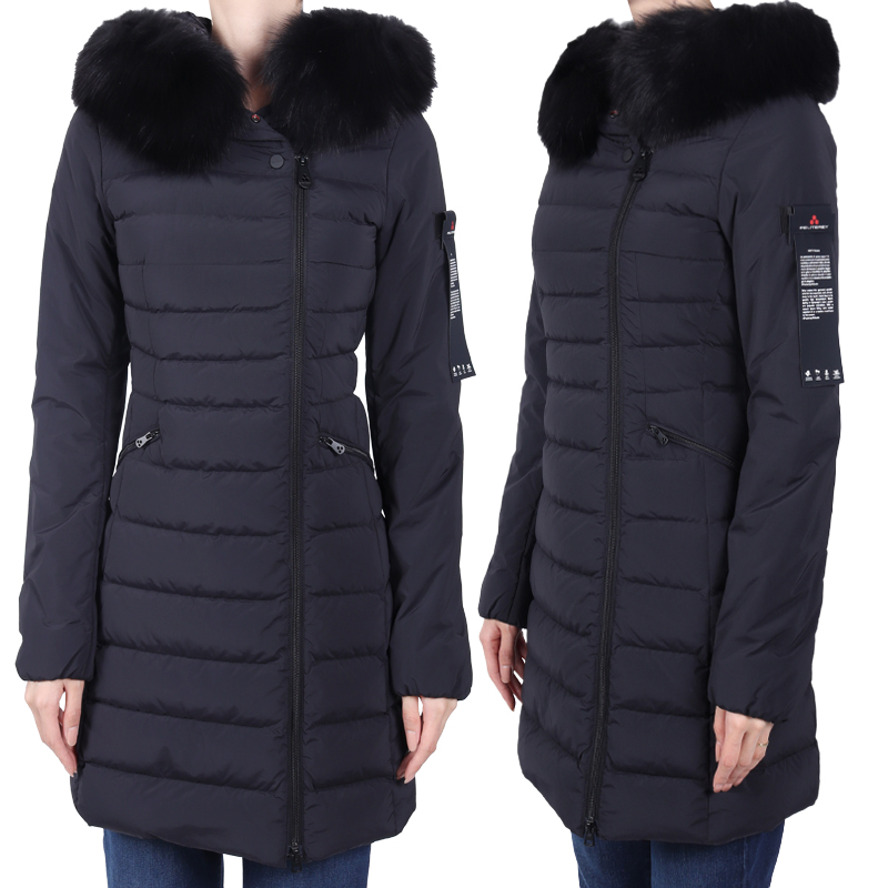 페트레이 22Fw 여성 세리올라 다운 롱패딩 블랙 Ped4016 01190986 Ner Black]
