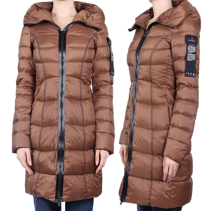 페트레이 22Fw 여성 르바리아 다운 롱패딩 브라운 Ped4374 01181785 977]